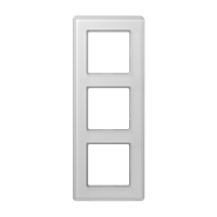 Рамка на 3 поста, стекло белый, Jung Рамка на 3 поста, стекло белый, Jung