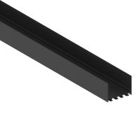 Donel,Накладной алюминиевый профиль, 50х35х3000. Цвет: Чёрный матовый, RAL9005,Серия:DN8ALE, DN18511H3RAL9005