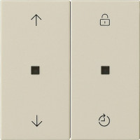 536301 Gira Накладка управления жалюзи с функцией памяти System 3000 536301 Gira Накладка управления жалюзи с функцией памяти System 3000