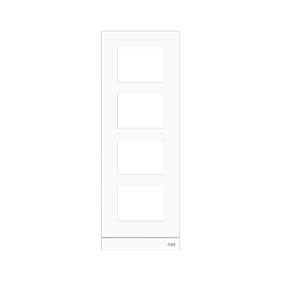 51024CF-W - Рамка станции вызова, размер 1/4, белая - 2TMA070130W0055