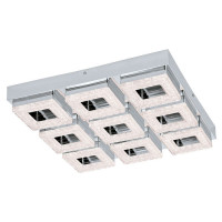 95658 Светодиод. настенно-потол. светильник FRADELO, 9х4W (LED), 440х440, сталь, хром/пластик с крис