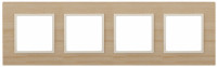 ЭРА 14-5304-11 Elegance Клен/сл.кость Дерево Рамка 4-ая
