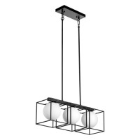 Lightstar 732137 (SD1471/3) Люстра GABBIA 3х40W E14 ЧЕРНЫЙ (в комплекте)