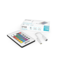 Контроллер RGB Gauss Basic для ленты LED 12V 72W 1/200, BT610