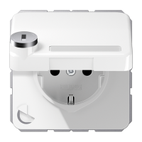 SCHUKO розеткас откидной крышкойSchloss, CD1520NAKLSLWW