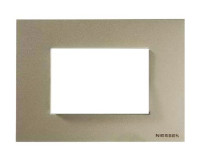 N2473 CV - Рамка итальянского стандарта на 3 модуля, серия Zenit, цвет шампань - 2CLA247300N1901 N2473 CV - Рамка итальянского стандарта на 3 модуля, серия Zenit, цвет шампань - 2CLA247300N1901
