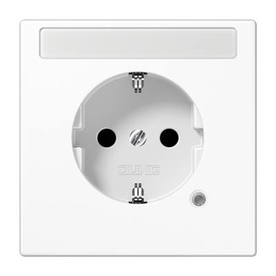 SCHUKO розетка с полем для надписи 9x58 мм, LS1520BFNAKOWW