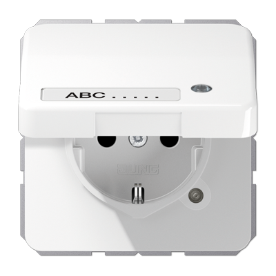 SCHUKO-розетка с крышкой, CD1520NAKLKOWW