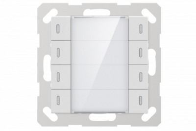 GVS CHPLE-08/02.2.00 Клавиатура KNX Push Button Sensor, 4-gang, 55mm (Matt Finish)