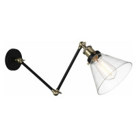 ST LUCE SL237.401.01 Бра ST-Luce Черный, Бронза/Прозрачный E27 1*40W