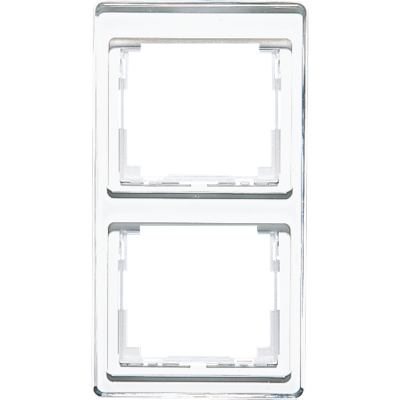 Рамка для вертикальной установки 2-кратная; белая, SL582WW