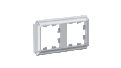 ATN100302 - ATLASDESIGN ANTIQUE 2-постовая РАМКА, универсальная, АЛЮМИНИЙ, Systeme Electric