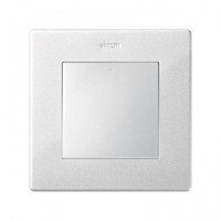 Выключатель 1-клавишный, Simon 24 Harmonie, цвет алюминий Выключатель 1-клавишный, Simon 24 Harmonie, цвет алюминий