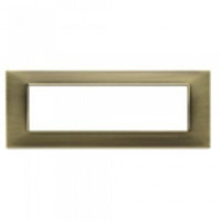 Vimar Накладка для 7 модулей античная латунь, 14657.76