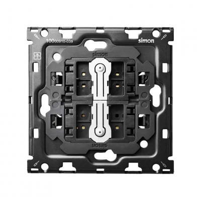 Simon 10010104-039 Кит 1 пост, мех-мы. 2 перекрестных выключателя + суппорт S100