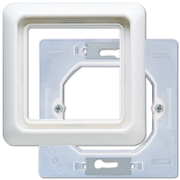 Рамка 90?90 мм, в комплекте с уплотнительной мембраной для установки изделий серии WU 600; белая, CD681WUWW Рамка 90?90 мм, в комплекте с уплотнительной мембраной для установки изделий серии WU 600; белая, CD681WUWW