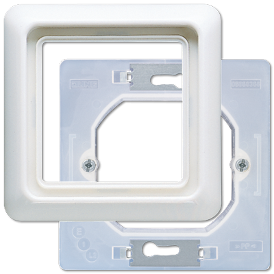 Рамка 90?90 мм, в комплекте с уплотнительной мембраной для установки изделий серии WU 600; белая, CD681WUWW