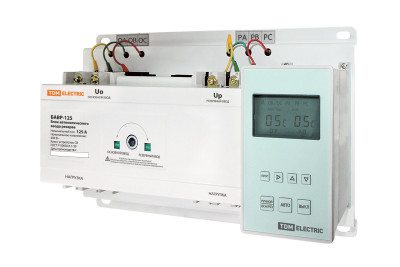 Блок автоматического ввода резерва БАВР 3П 125/125А TDM Electric, SQ0743-0002