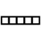 043806 - Рамка стеклянная FRM-GLARE-GS-5-BK (Arlight, -)