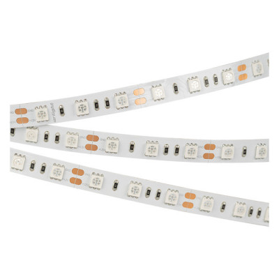 Светодиодная лента RT-B60-10mm 12V Yellow (14.4 W/m, IP20, 5060, 5m) (Arlight, Открытый), 012342(2)
