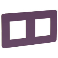 рамка 2-поста, ЛИЛОВЫЙ/бежевый