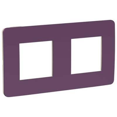 рамка 2-поста, ЛИЛОВЫЙ/бежевый