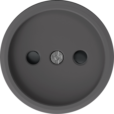 Donel D16 матовый шоколад Накладка для розетки без заземления, со шторками 16A 250 В~, DO21642