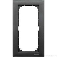 M-Plan Рамка 2-ная без перегородки, антрацит