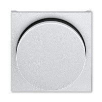 3294H-A00123 70 - Накладка ABB Levit для светорегулятора поворотного серебро / дымчатый чёрный - 2CHH940123A4070