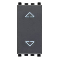 Vimar Кнопка переключающая 2P 10A серая, 20061