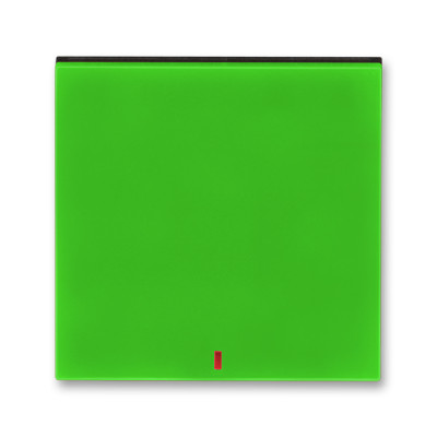 Клавиша одинарная перекидная для выкл-ля/кнопки пластик зеленый глянцевая IP20 ABB LEVIT