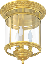 FD1096COB Fede CHANDELIER II VERONA Светильник с плафоном, CHANDELIER II VERONA, Bright Gold