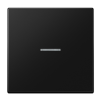 Клавиша для KNX кнопки, 1 группа, с окошком и символами"стрелки"; дюропласт; черный матовый, LS101KO5SWM