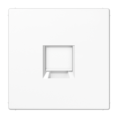 Плата (фиксация защёлкиванием) для одного модуля; термопласт; белый, LS1969-1WEWW