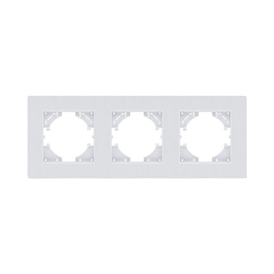 Рамка 3-постовая, белый Kollinger Eleganz Plex EP3WH