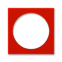 ND5519H-B500 65 - Сменная панель ABB Levit на розетку с заземлением красный - 2CHH190500B8065