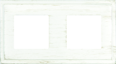 FD01242BD Fede Madrid Provence Рамка 2-ная, White Decape