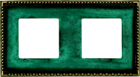 FD01212VO Fede Toledo Рамка 2-ная, Oxyde Green