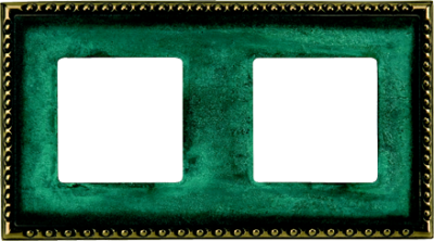 FD01212VO Fede Toledo Рамка 2-ная, Oxyde Green