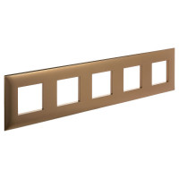 4426900 - ДКС Рамка ARTLEBEDEV, "Avanti", "Золотистый жемчуг", 5 постов