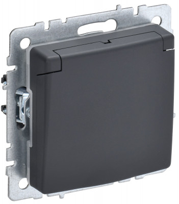 BRITE Роз. с з/к/ш с кр. 16А IP20 РСбш10-3-БрГ граф. IEK, BR-R16-16-K53