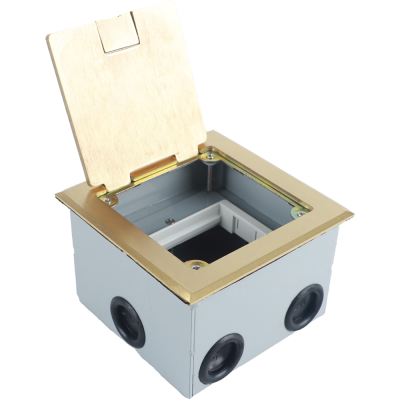 Donel Лючок в пол 3 мод. (1 мод. 45х45 мм. + 1 мод. 22.5х45 мм.), латунь, (с уст. набором), DFB3MSBR