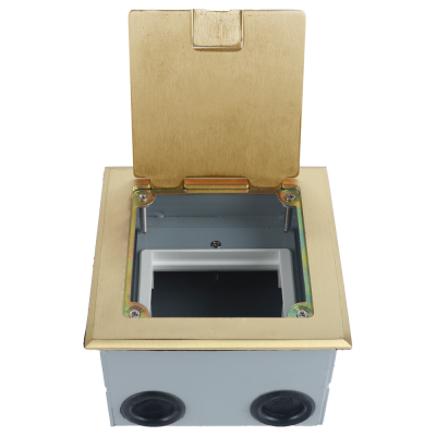 Donel Лючок в пол 3 мод. (1 мод. 45х45 мм. + 1 мод. 22.5х45 мм.), латунь, (с уст. набором), DFB3MSBR