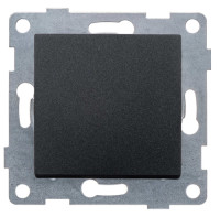 GUSI Ugra МЕХАНИЗМ Выкл. 1кл. перекрестный, скрытая установка, 10А, 250В. Цвет: графит., С11В7-010