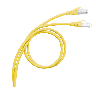 Legrand Шнур коммутационный RJ 45 - категория 6a - S/FTP - PVC -экранированный - 2 м - желтый, 051781