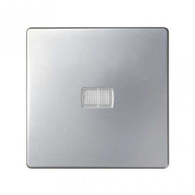 Simon 82 Detail Алюминий Клавиша с окошком для пиктограммы, 8200013-033