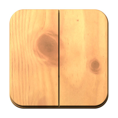 BLANCA О/У 2-клавишный ВЫКЛЮЧАТЕЛЬ (cх.5), 10А, 250B, ЯСЕНЬ