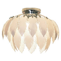 LUSSOLE VERCELLI Люстра потолочная, цвет основания - хром, плафон - акрил (цвет - белый), 5x40W E14, LSQ-1907-05