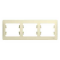 Glossa Рамка 3-ная, горизонтальная, беж.