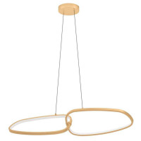 390205 Люстра диммируемая LODOSA, 37,5W (LED), алюминий, сталь, латунь / пластик, белый